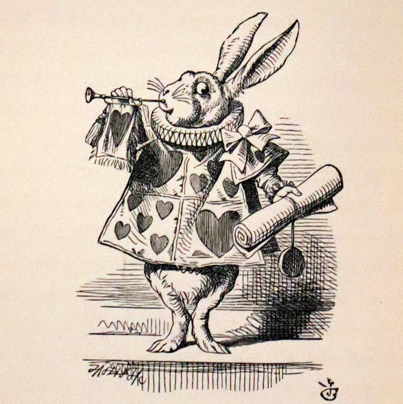 1899 Rare Edition in Blue - Alice's Adventures in Wonderland by Lewis Carroll.