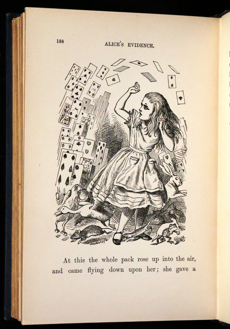 1899 Rare Edition in Blue - Alice's Adventures in Wonderland by Lewis Carroll.