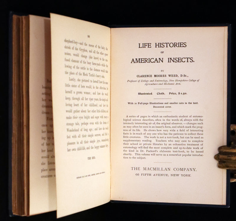 1899 Rare Edition in Blue - Alice's Adventures in Wonderland by Lewis Carroll.
