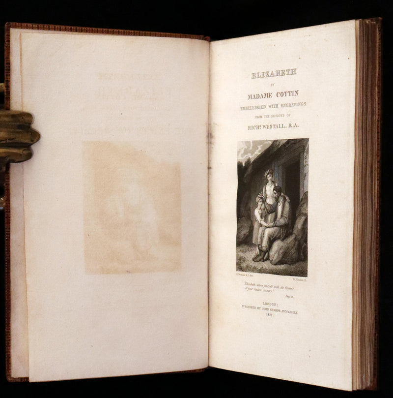 1822 Rare Edition - Elizabeth, or, The Exiles Of Siberia. A Tale, Founded on Facts by Madame Cottin.