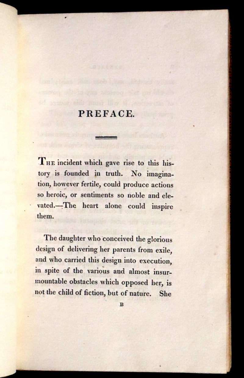 1822 Rare Edition - Elizabeth, or, The Exiles Of Siberia. A Tale, Founded on Facts by Madame Cottin.