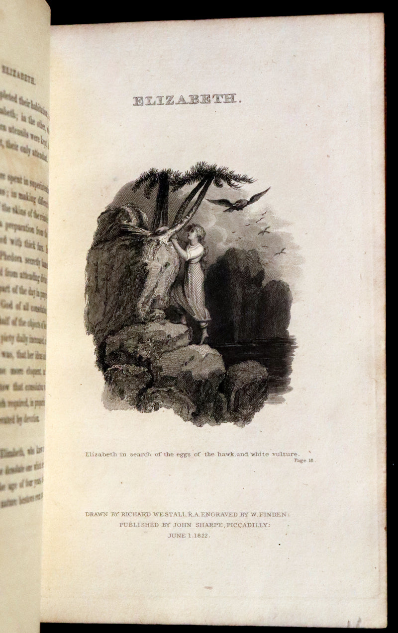 1822 Rare Edition - Elizabeth, or, The Exiles Of Siberia. A Tale, Founded on Facts by Madame Cottin.