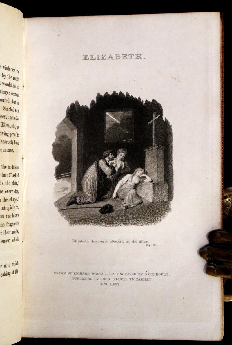 1822 Rare Edition - Elizabeth, or, The Exiles Of Siberia. A Tale, Founded on Facts by Madame Cottin.