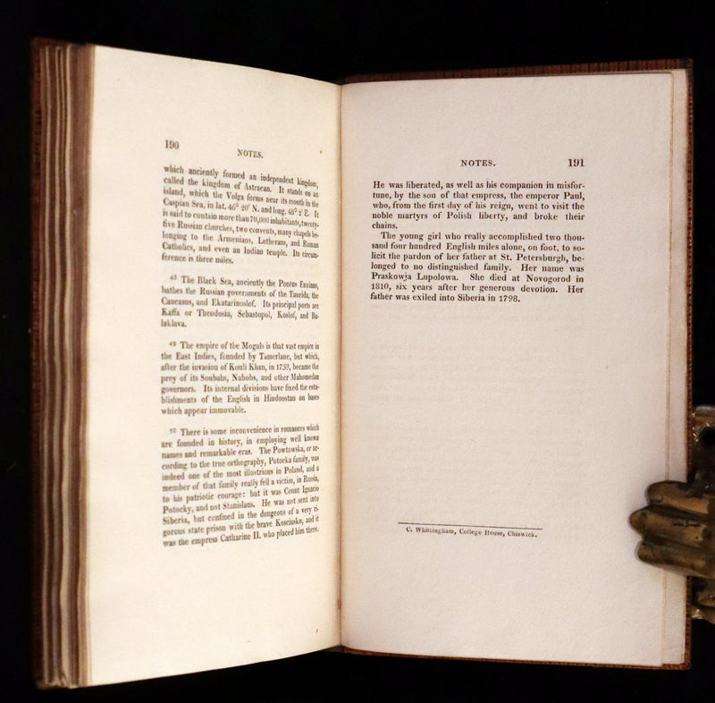 1822 Rare Edition - Elizabeth, or, The Exiles Of Siberia. A Tale, Founded on Facts by Madame Cottin.