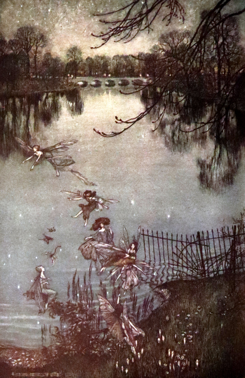 1951 Rare Book - Peter Pan in Kensington Gardens illustrated by Arthur Rackham.