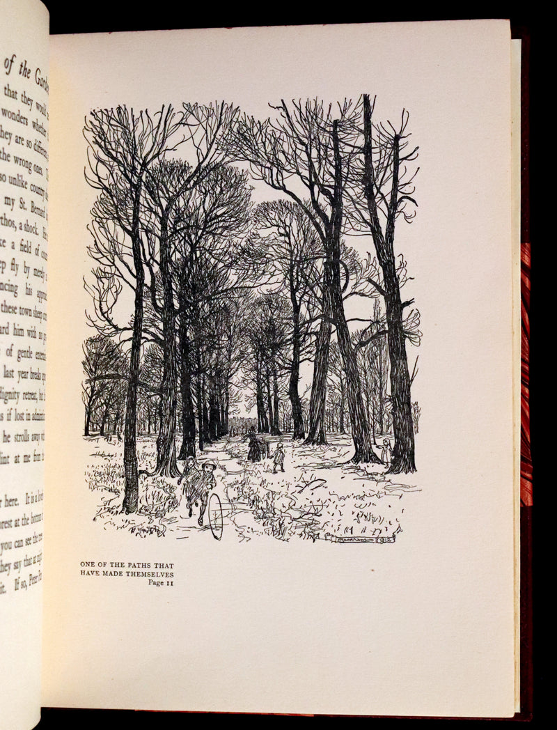 1951 Rare Book - Peter Pan in Kensington Gardens illustrated by Arthur Rackham.