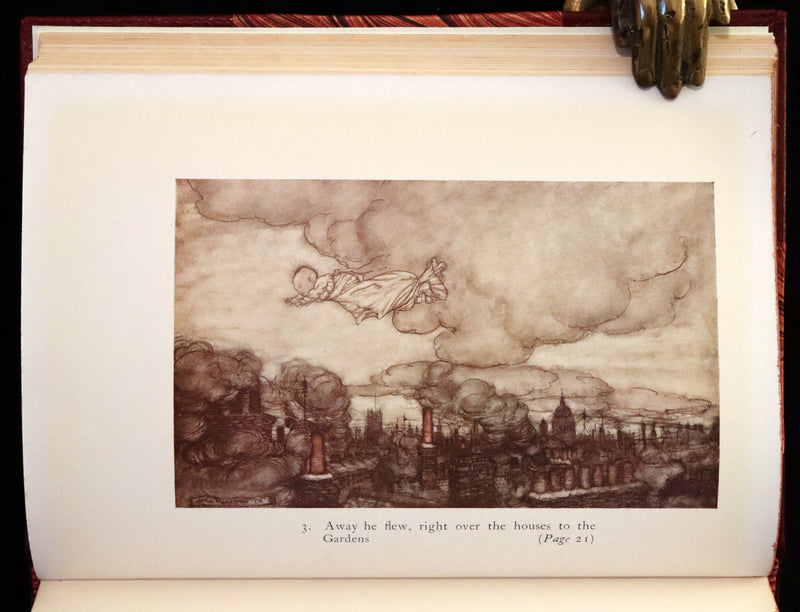 1951 Rare Book - Peter Pan in Kensington Gardens illustrated by Arthur Rackham.