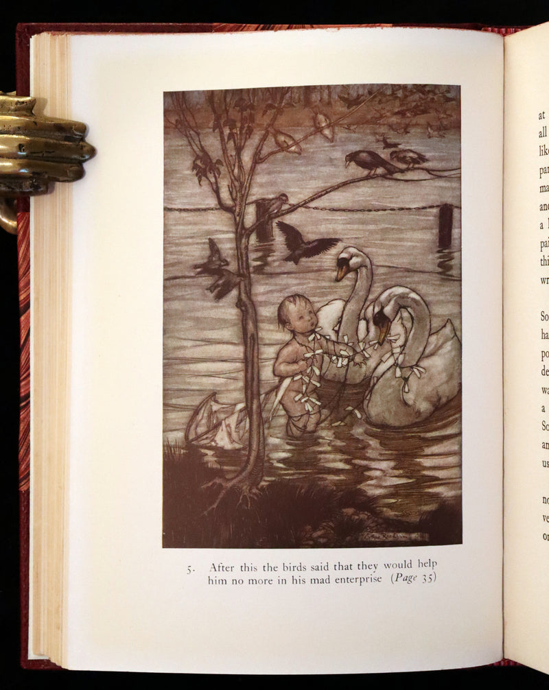 1951 Rare Book - Peter Pan in Kensington Gardens illustrated by Arthur Rackham.