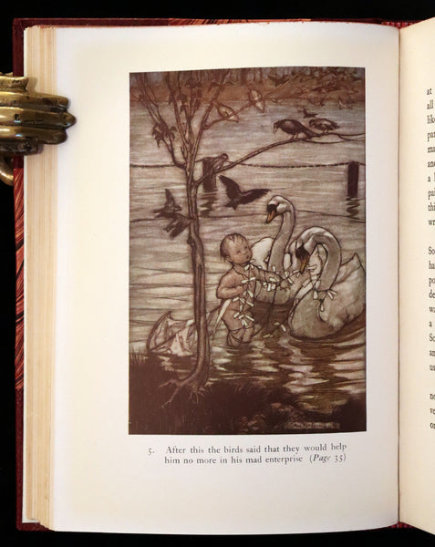 1951 Rare Book - Peter Pan in Kensington Gardens illustrated by Arthur Rackham.