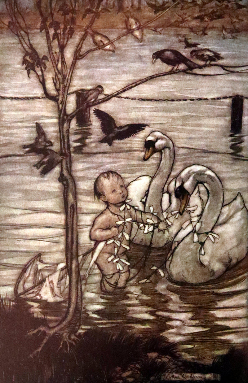 1951 Rare Book - Peter Pan in Kensington Gardens illustrated by Arthur Rackham.