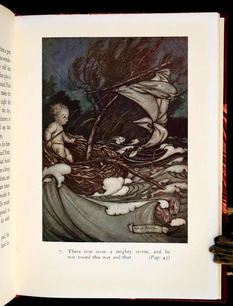 1951 Rare Book - Peter Pan in Kensington Gardens illustrated by Arthur Rackham.