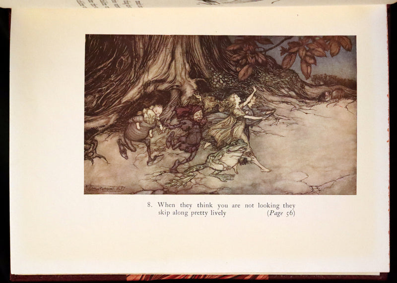 1951 Rare Book - Peter Pan in Kensington Gardens illustrated by Arthur Rackham.