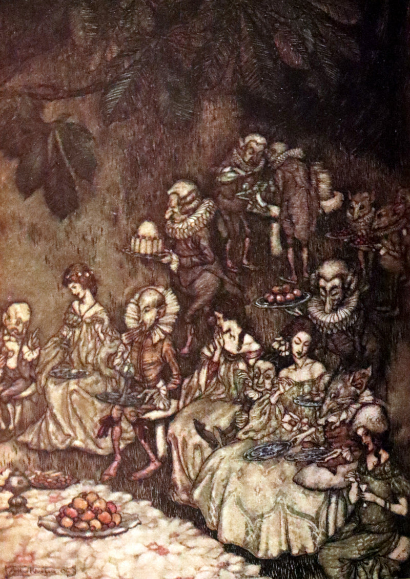 1951 Rare Book - Peter Pan in Kensington Gardens illustrated by Arthur Rackham.