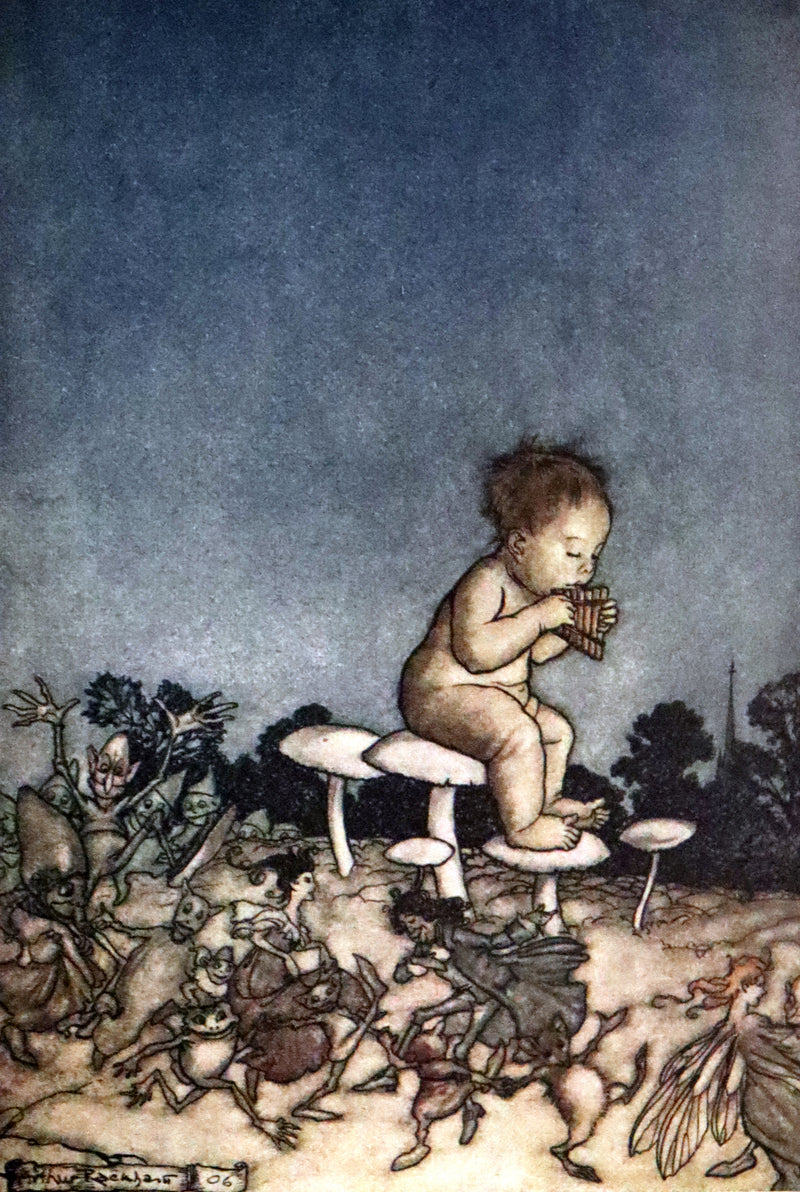 1951 Rare Book - Peter Pan in Kensington Gardens illustrated by Arthur Rackham.