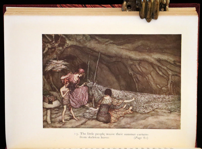 1951 Rare Book - Peter Pan in Kensington Gardens illustrated by Arthur Rackham.