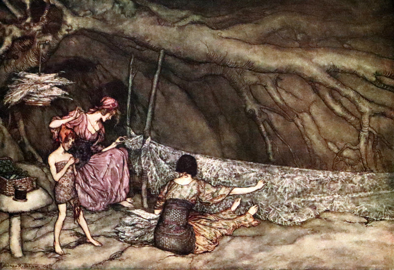 1951 Rare Book - Peter Pan in Kensington Gardens illustrated by Arthur Rackham.