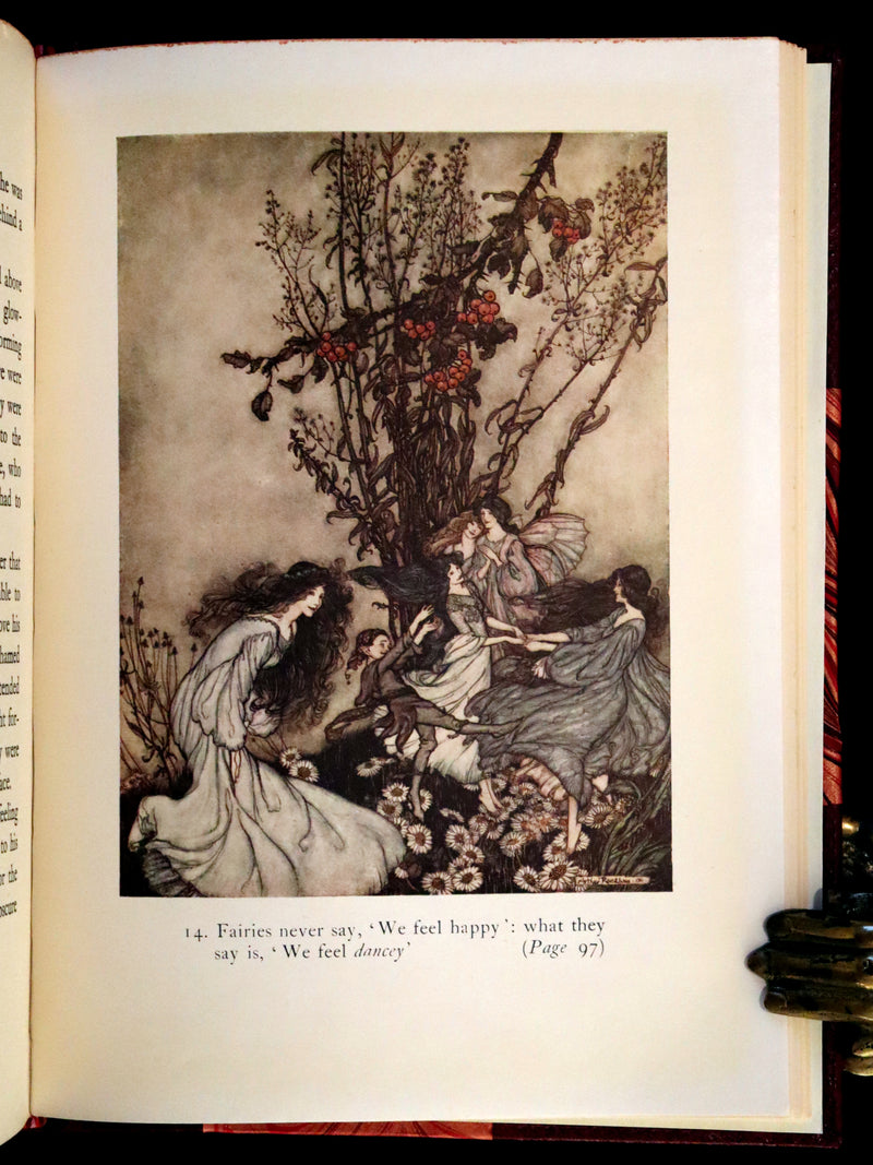1951 Rare Book - Peter Pan in Kensington Gardens illustrated by Arthur Rackham.