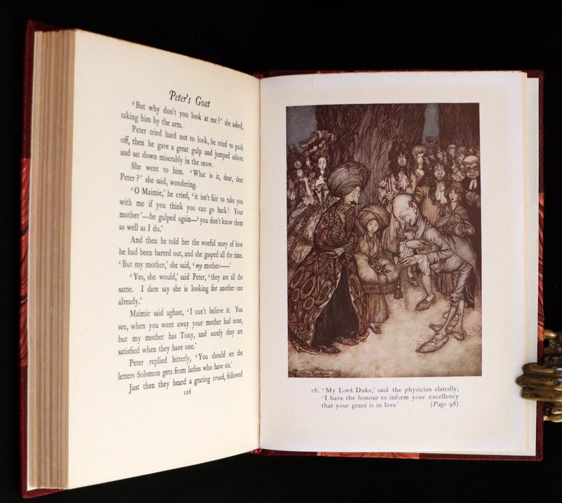 1951 Rare Book - Peter Pan in Kensington Gardens illustrated by Arthur Rackham.