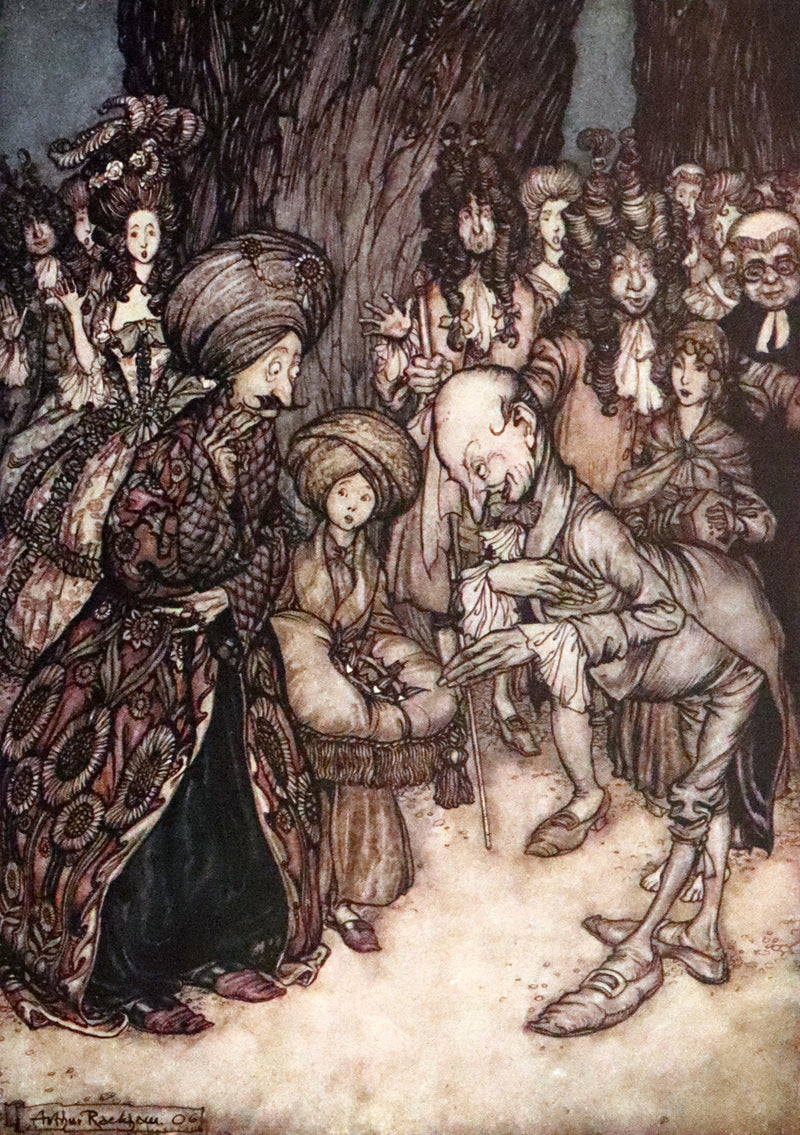 1951 Rare Book - Peter Pan in Kensington Gardens illustrated by Arthur Rackham.