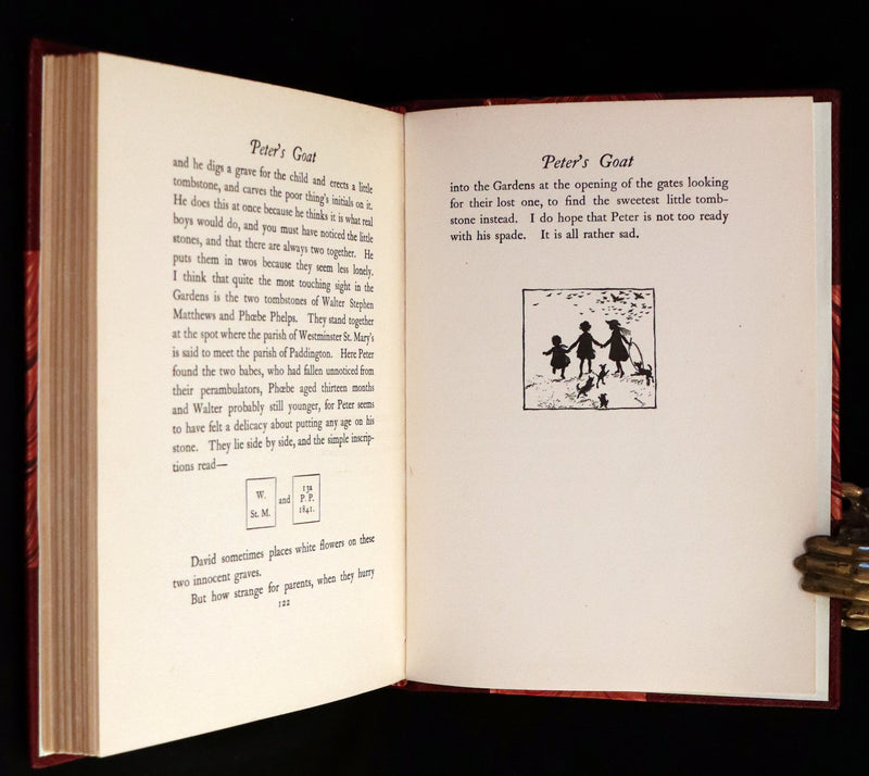 1951 Rare Book - Peter Pan in Kensington Gardens illustrated by Arthur Rackham.