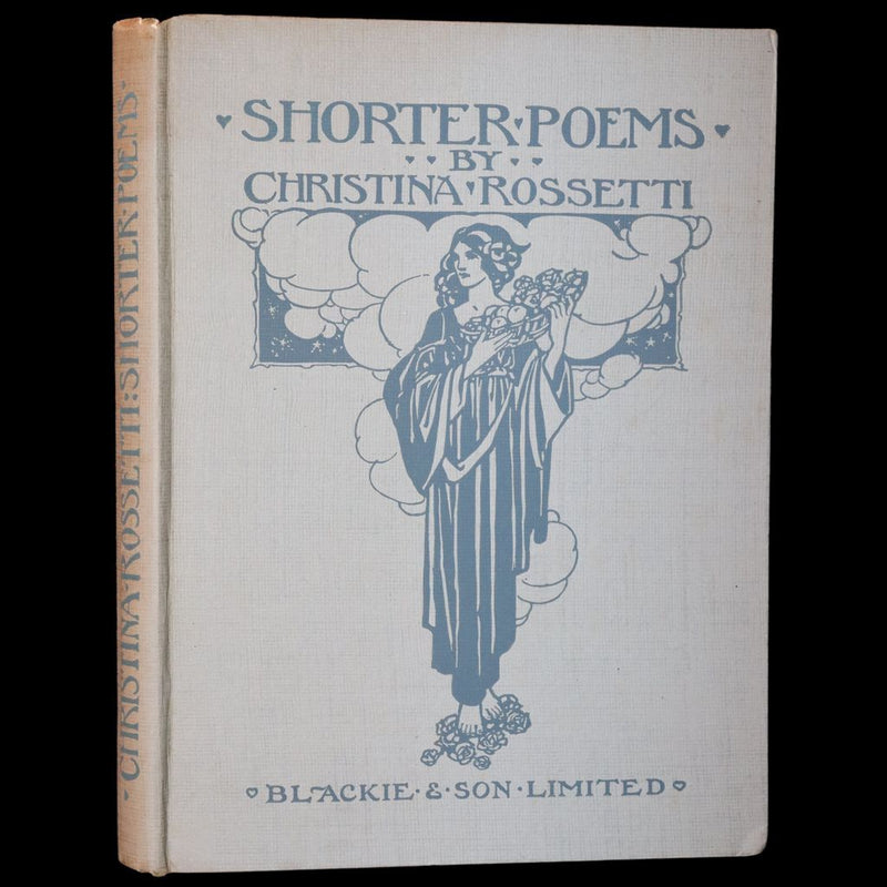 1923 Rare First Edition - Shorter Poems by Christina Rossetti Illustrated by Pre-Raphaelite Florence Harrison.