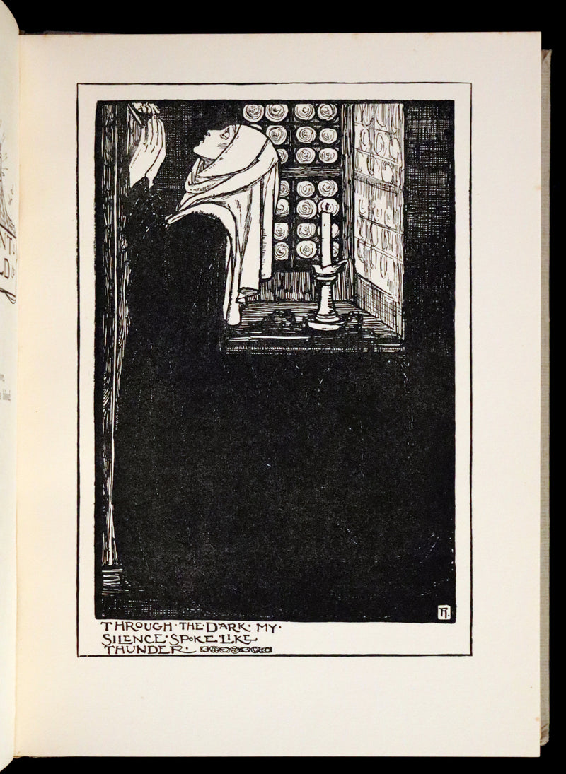 1923 Rare First Edition - Shorter Poems by Christina Rossetti Illustrated by Pre-Raphaelite Florence Harrison.