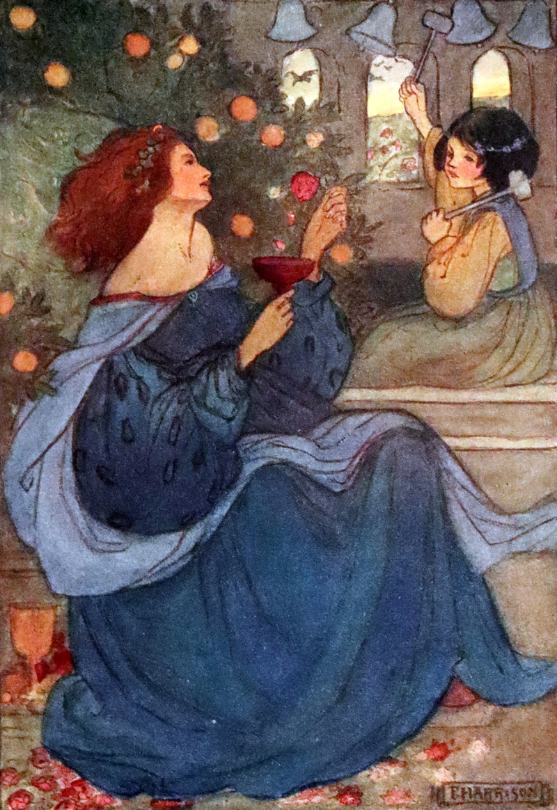 1923 Rare First Edition - Shorter Poems by Christina Rossetti Illustrated by Pre-Raphaelite Florence Harrison.