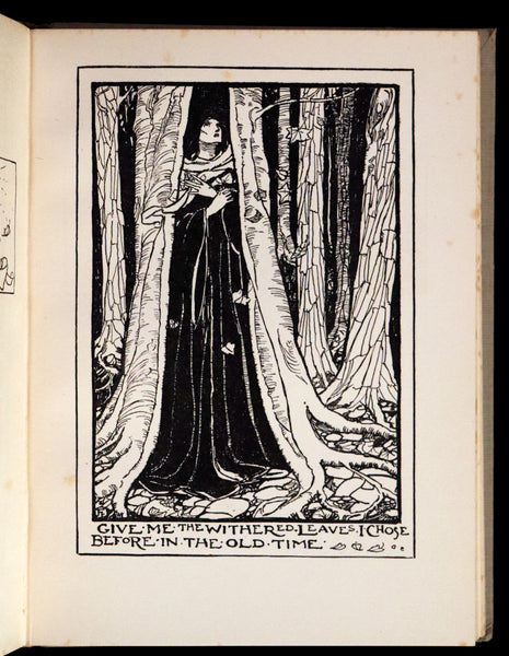 1923 Rare First Edition - Shorter Poems by Christina Rossetti Illustrated by Pre-Raphaelite Florence Harrison.