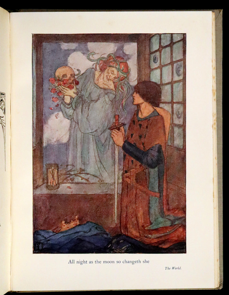1923 Rare First Edition - Shorter Poems by Christina Rossetti Illustrated by Pre-Raphaelite Florence Harrison.