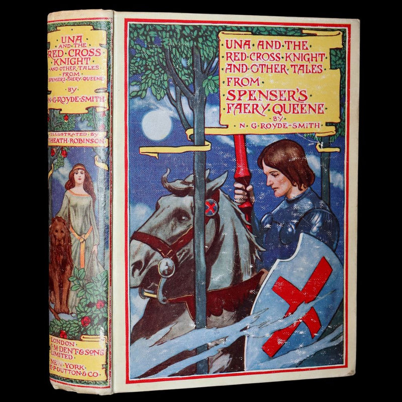 1920 Rare Book ~ Una and the Red Cross Knight from Spenser's Faery Queene.