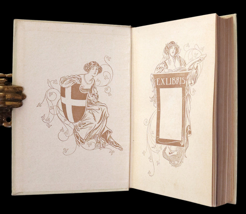 1920 Rare Book ~ Una and the Red Cross Knight from Spenser's Faery Queene.