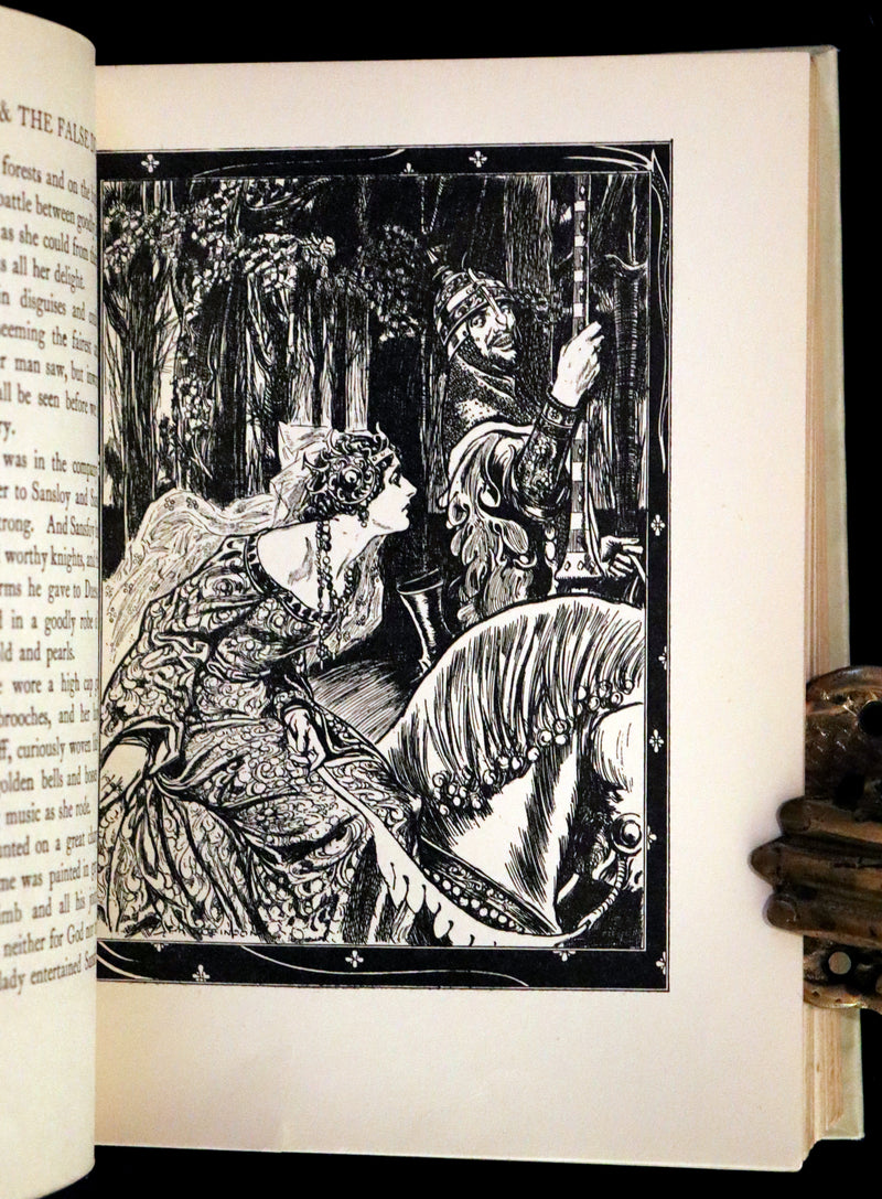1920 Rare Book ~ Una and the Red Cross Knight from Spenser's Faery Queene.