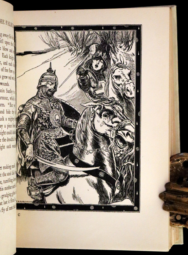 1920 Rare Book ~ Una and the Red Cross Knight from Spenser's Faery Queene.