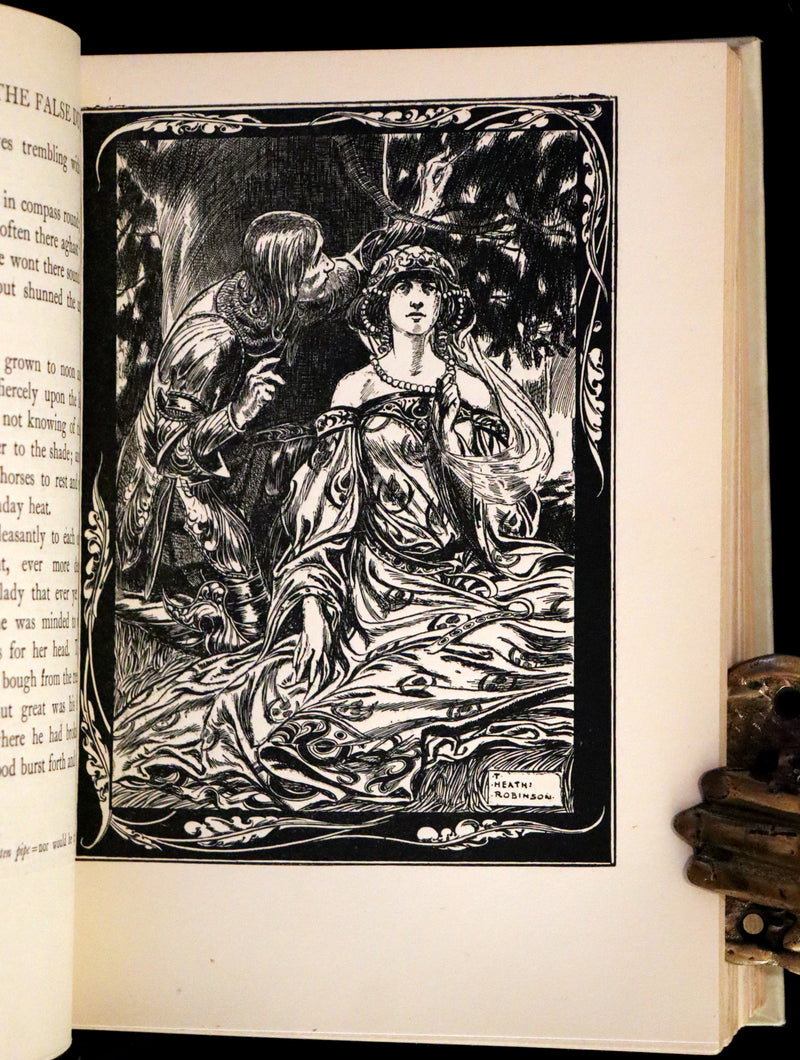 1920 Rare Book ~ Una and the Red Cross Knight from Spenser's Faery Queene.