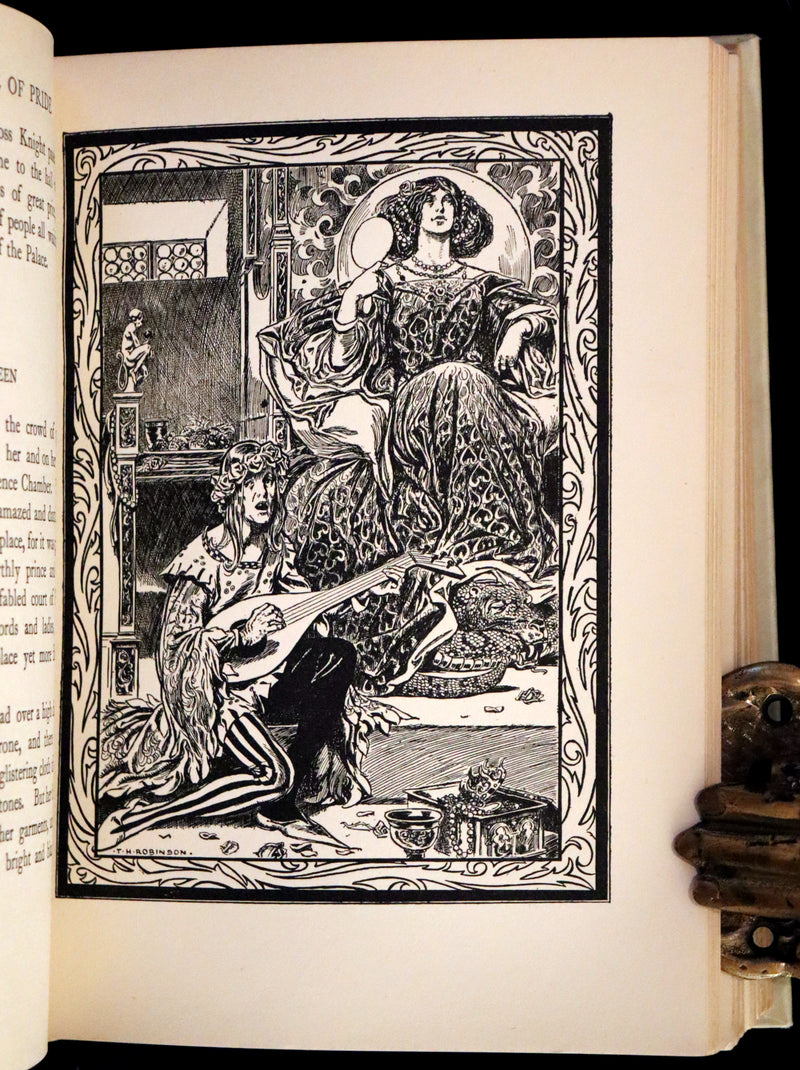 1920 Rare Book ~ Una and the Red Cross Knight from Spenser's Faery Queene.