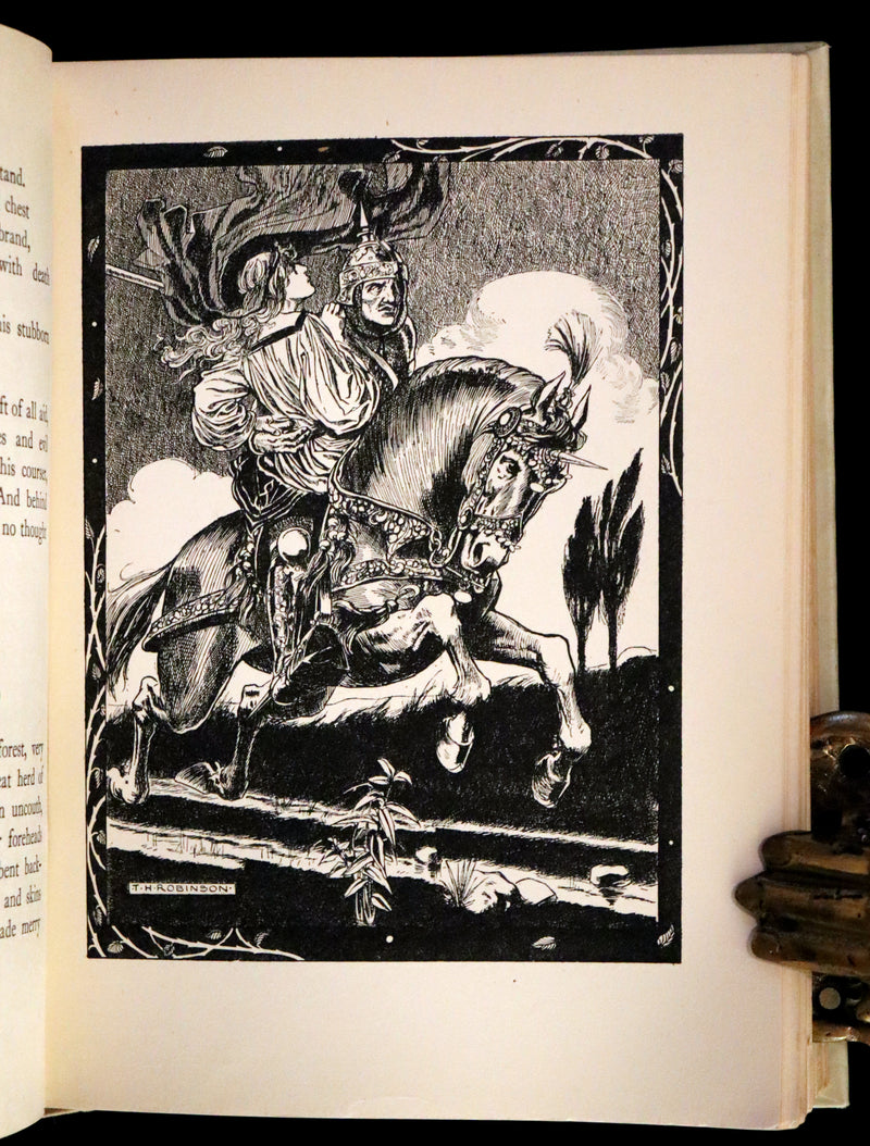 1920 Rare Book ~ Una and the Red Cross Knight from Spenser's Faery Queene.