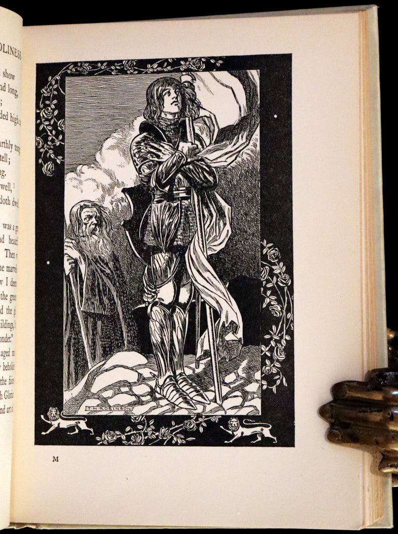 1920 Rare Book ~ Una and the Red Cross Knight from Spenser's Faery Queene.