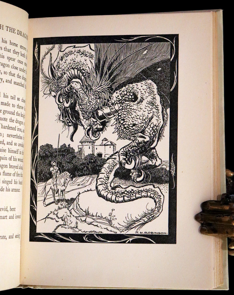 1920 Rare Book ~ Una and the Red Cross Knight from Spenser's Faery Queene.