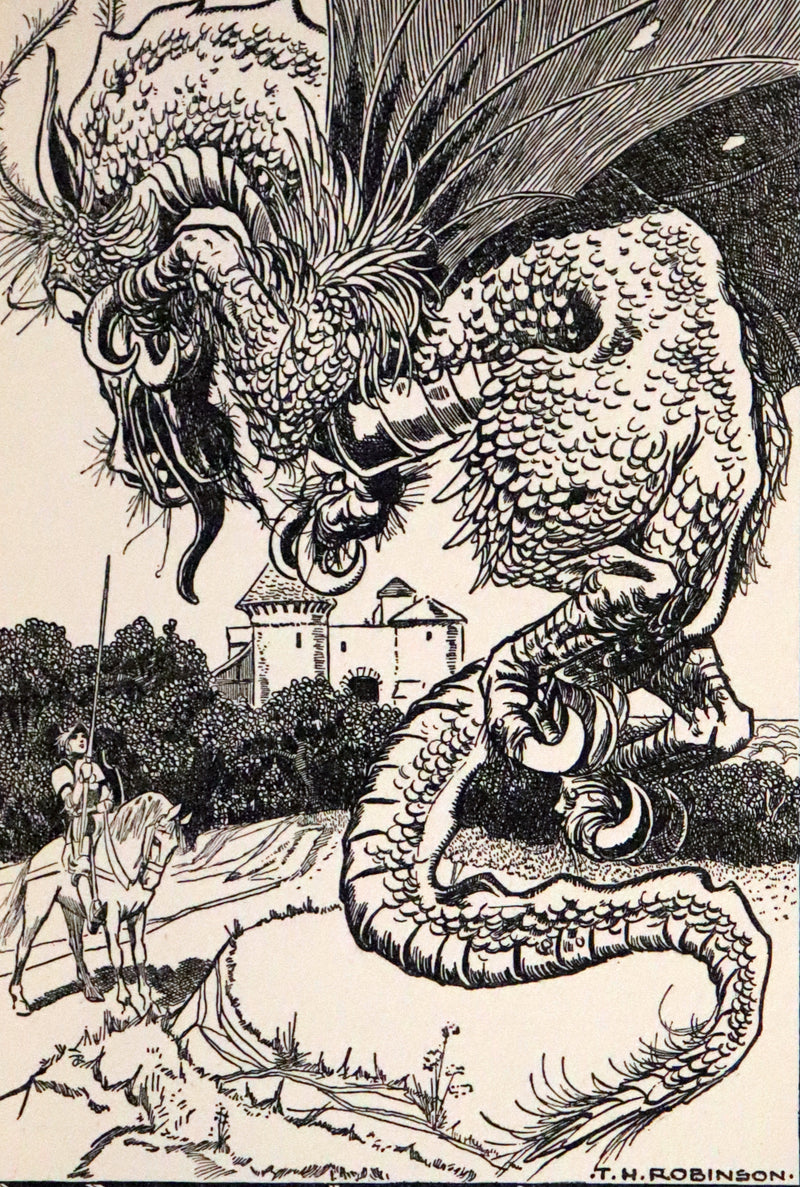 1920 Rare Book ~ Una and the Red Cross Knight from Spenser's Faery Queene.