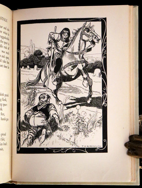 1920 Rare Book ~ Una and the Red Cross Knight from Spenser's Faery Queene.