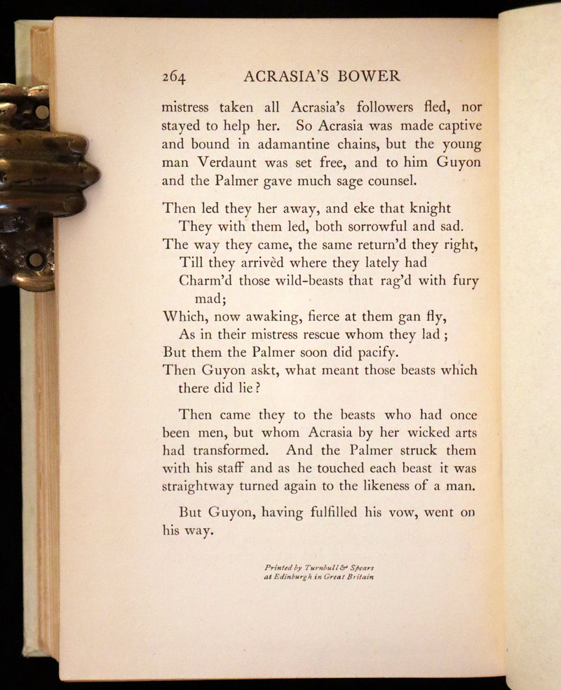 1920 Rare Book ~ Una and the Red Cross Knight from Spenser's Faery Queene.