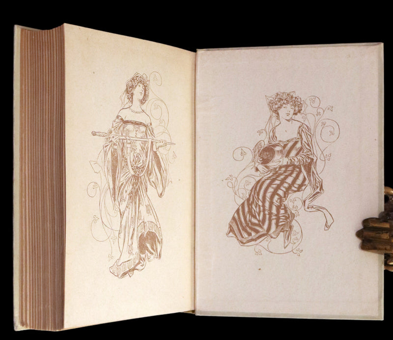 1920 Rare Book ~ Una and the Red Cross Knight from Spenser's Faery Queene.