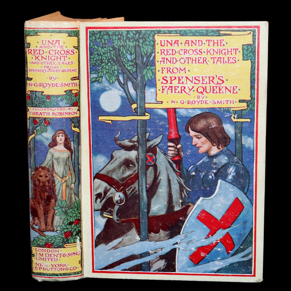 1920 Rare Book ~ Una and the Red Cross Knight from Spenser's Faery Queene.