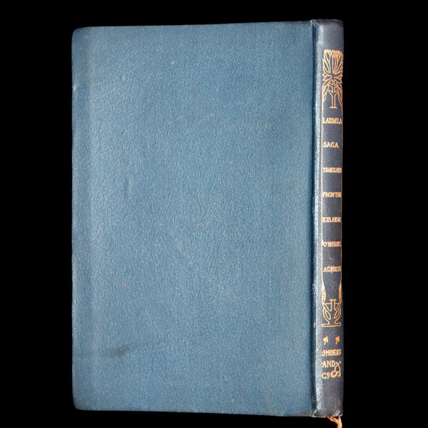 1899 Rare First English Edition - Laxdaela Saga. 13th Century Icelandic Saga translated by Muriel A.C. Press.