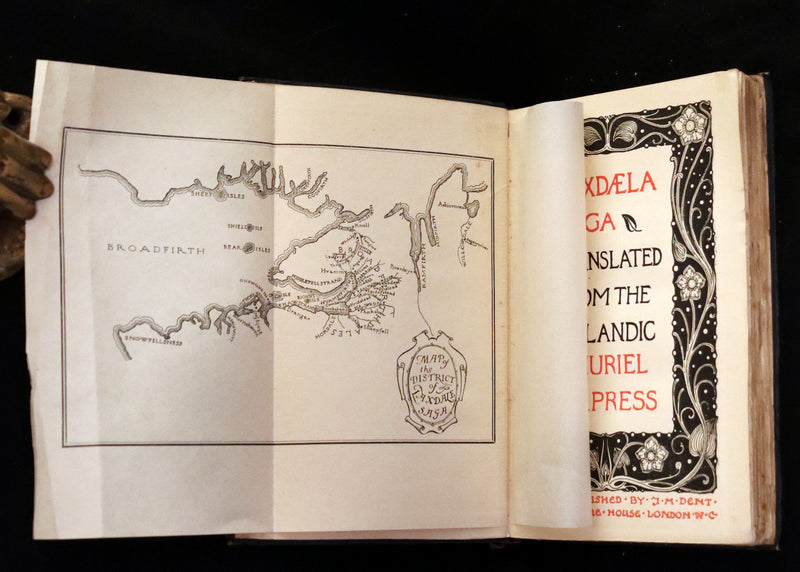 1899 Rare First English Edition - Laxdaela Saga. 13th Century Icelandic Saga translated by Muriel A.C. Press.