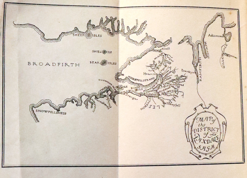 1899 Rare First English Edition - Laxdaela Saga. 13th Century Icelandic Saga translated by Muriel A.C. Press.