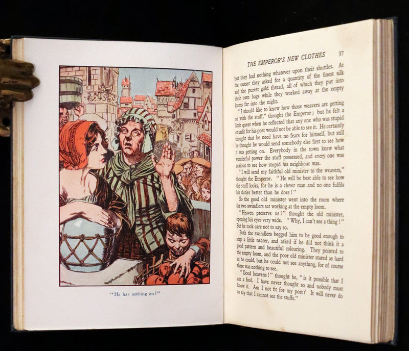 1915 Rare Book - The Mermaid And Other Fairy Tales by Andersen, Illustrated by Maxwell Armfield.