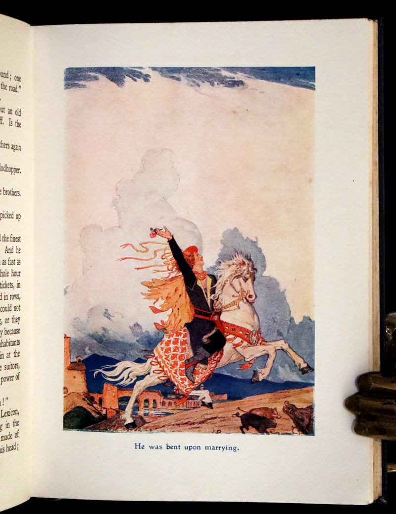1915 Rare Book - The Mermaid And Other Fairy Tales by Andersen, Illustrated by Maxwell Armfield.