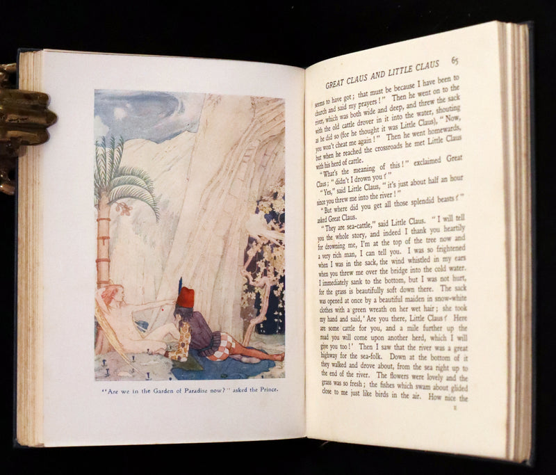 1915 Rare Book - The Mermaid And Other Fairy Tales by Andersen, Illustrated by Maxwell Armfield.