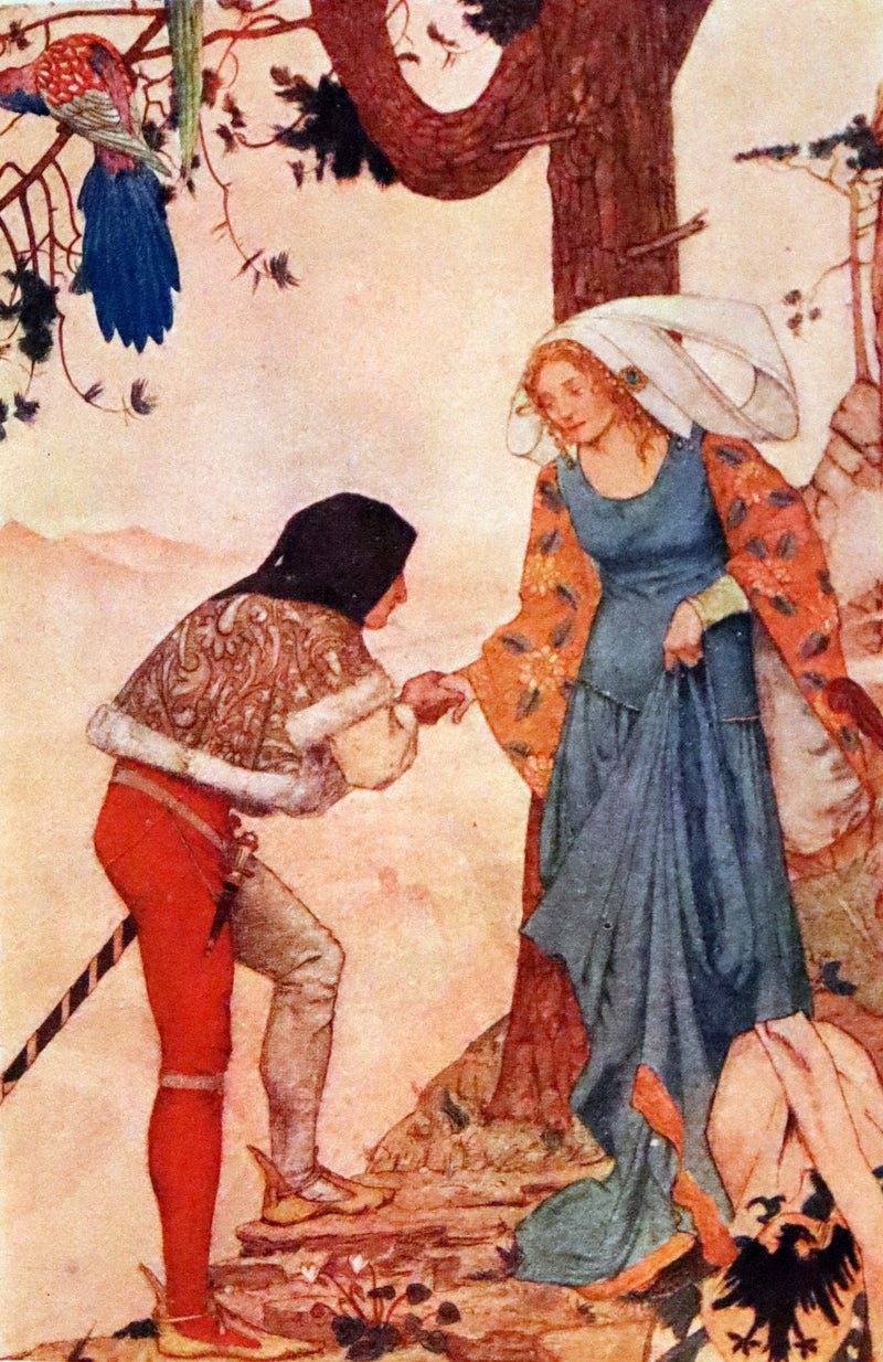 1915 Rare Book - The Mermaid And Other Fairy Tales by Andersen, Illustrated by Maxwell Armfield.